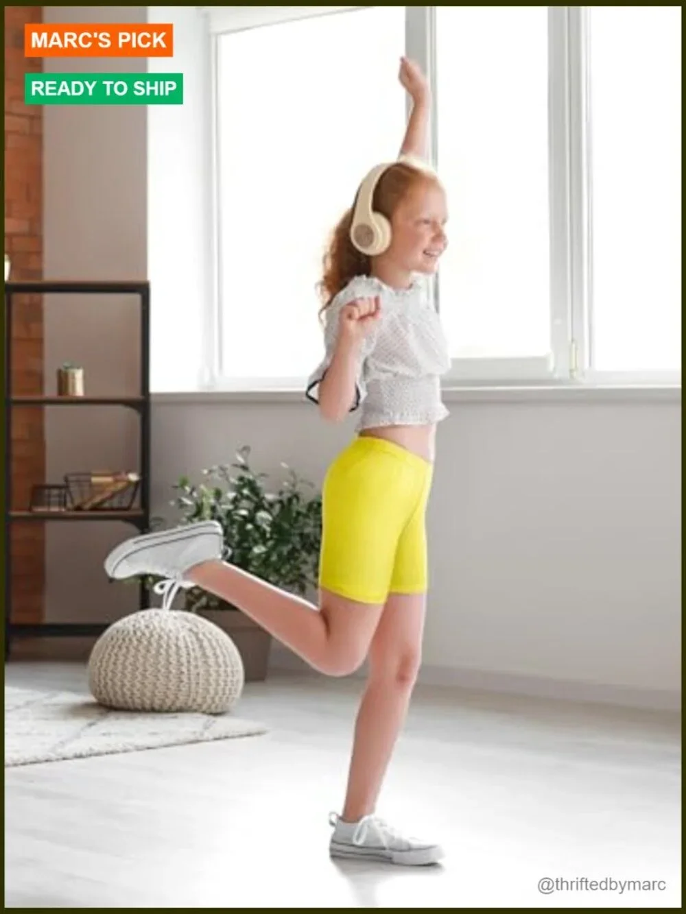 8 Pack Girls Bike Shorts Toddler Biker Cartwheel Dance Shorts